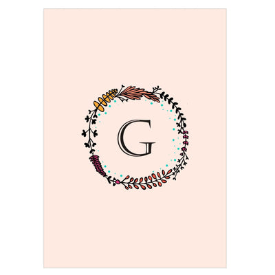 Gifts of Love Notebook Monogram Initial G Laila