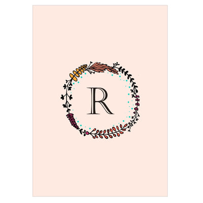 Gifts of Love Notebook Monogram Initial R Laila