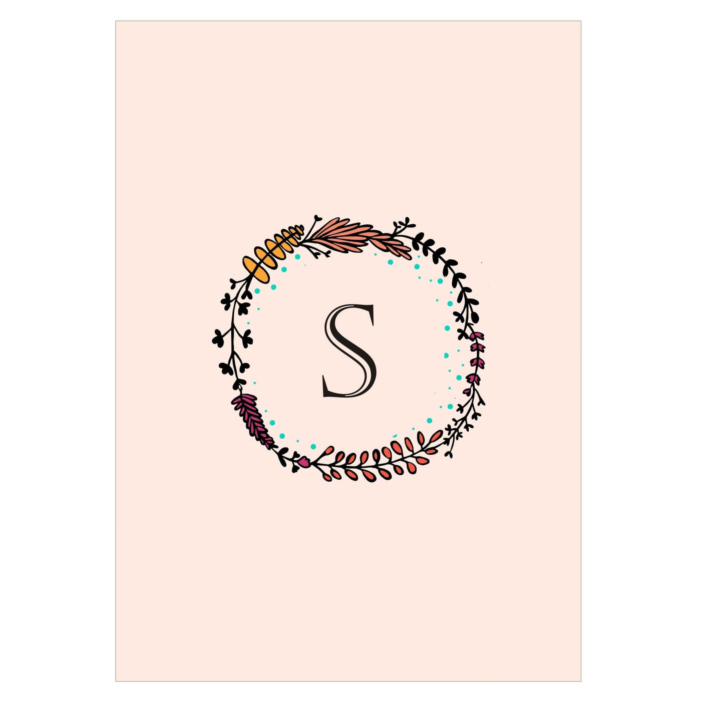 Gifts of Love Notebook Monogram Initial S Laila