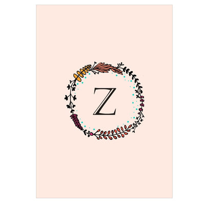 Gifts of Love Notebook Monogram Initial Z Laila