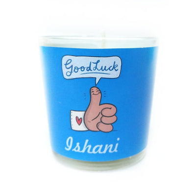 Gifts of Love Personalised Votive Good Luck Small