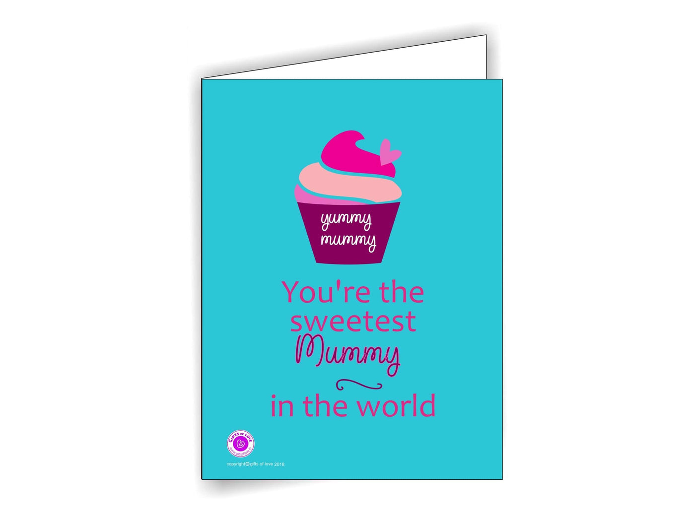 Printable Greeting Card Yummy Mummy 5x3.75in