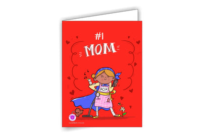 Greeting Card Printable #1 MOM 5x3.75in