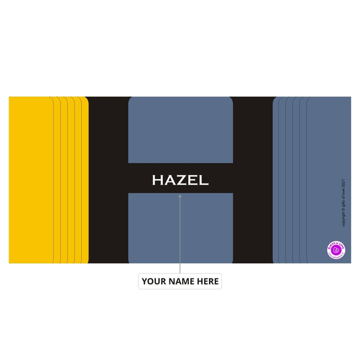 Monaco Personalised Initial Coffee Mug