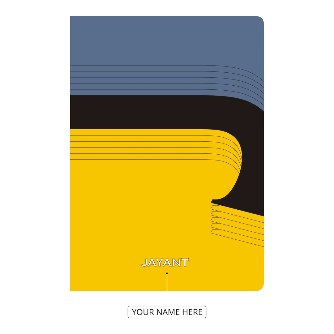 Monaco Personalised Alphabet Initial A-Z Notebook