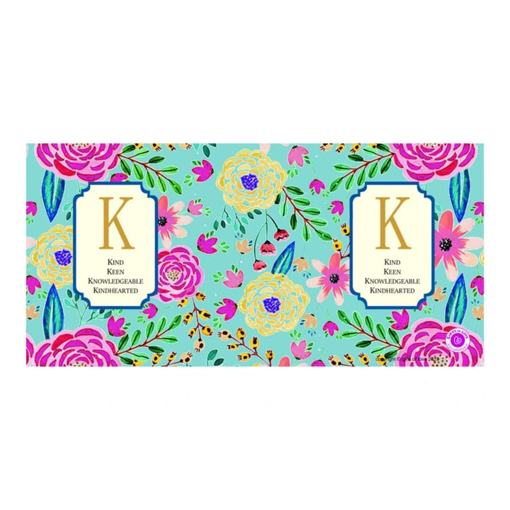 A-Z Coffee Mug Alphabet - Initial Camellia