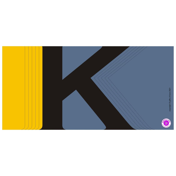 Monaco Initial Coffee Mug