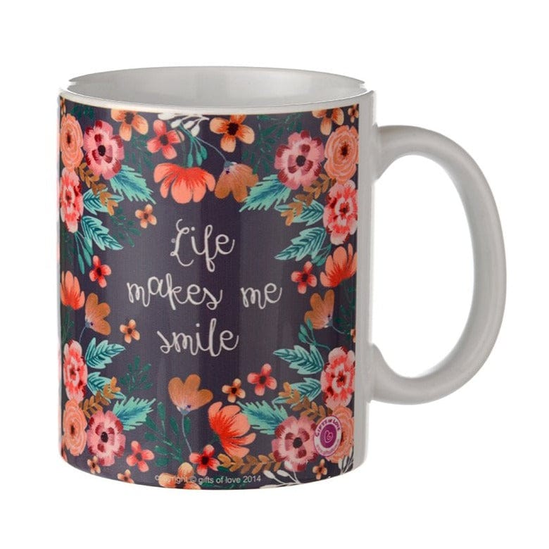 Life Makes Me Smile - Rosetta Coffee Mug 