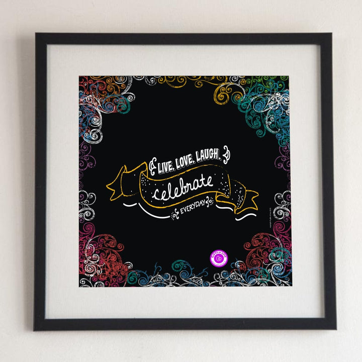 Gifts of Love Wall Art Chalk Live Love Laugh