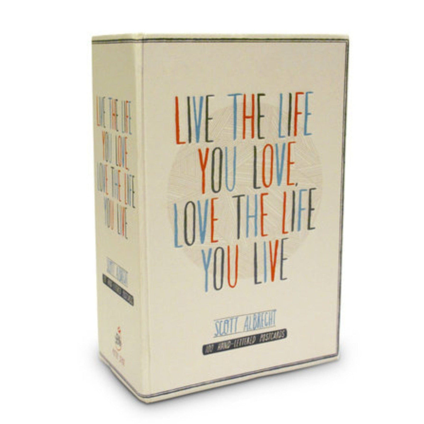 Live the Life You Love Postcard Box