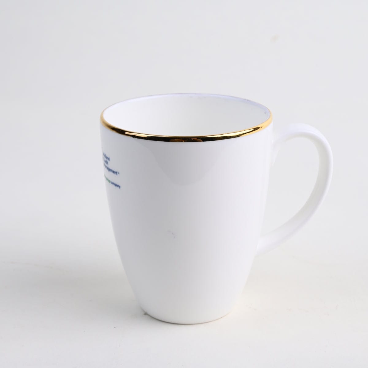 Corporate Coffee Mug with Gold Rim