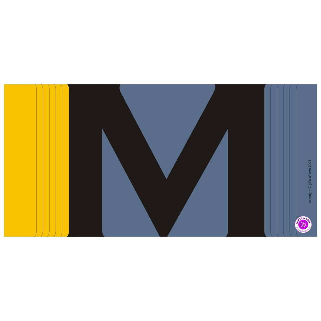 Monaco Initial Coffee Mug