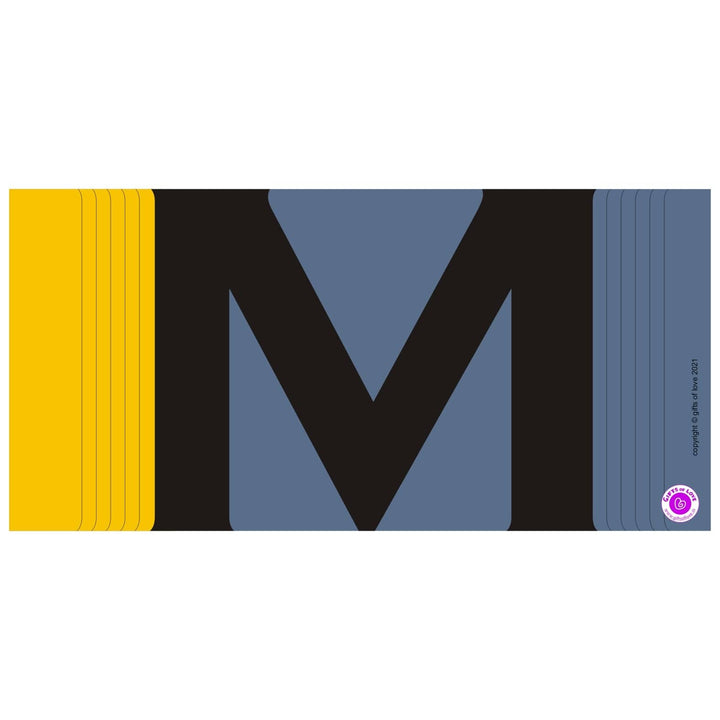 Monaco Initial Coffee Mug