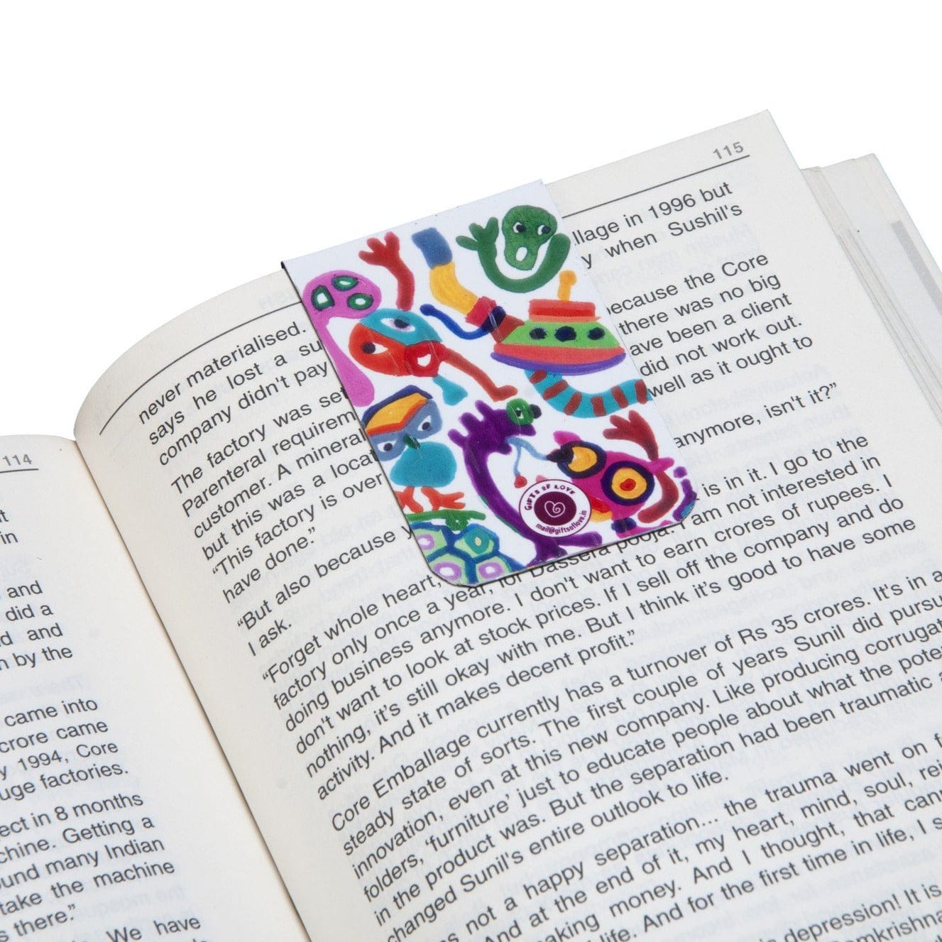 Gifts of Love - Magnetic Bookmark - Alien