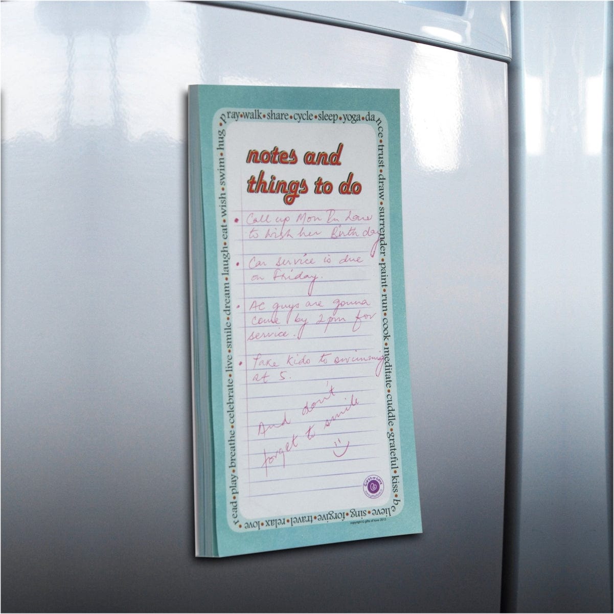 Gifts of Love - Magnetic Notepad - Note