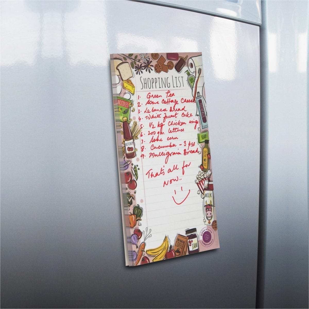 Gifts of Love - Magnetic Notepad - Shopping List