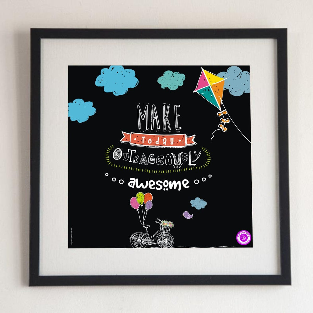 Gifts of Love Wall Art Chalk Make Today Outrageously Awesome