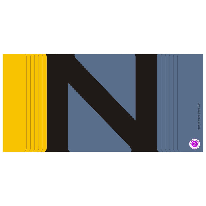 Monaco Initial Coffee Mug