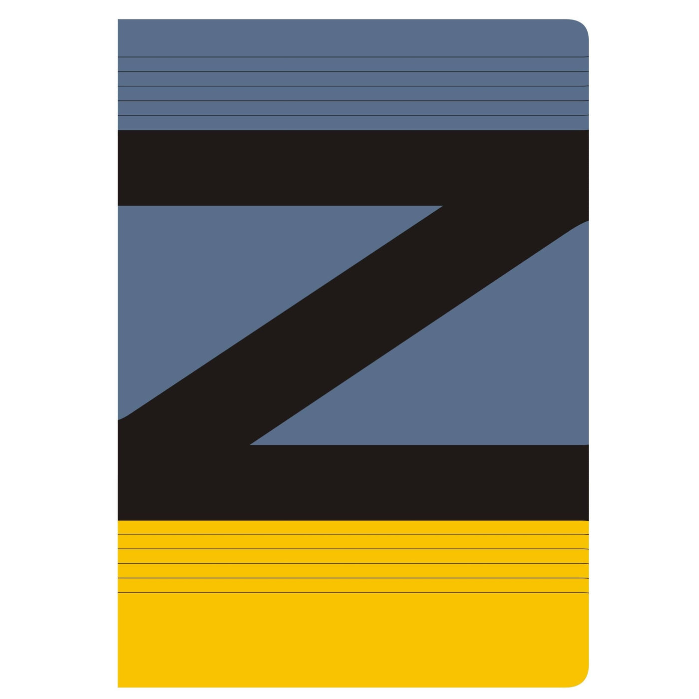 Monaco Alphabet-Initial A-Z Notebook