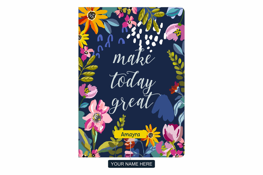 Gifts of Love Personalised Soft Cover Notebook A5 Make Today Great