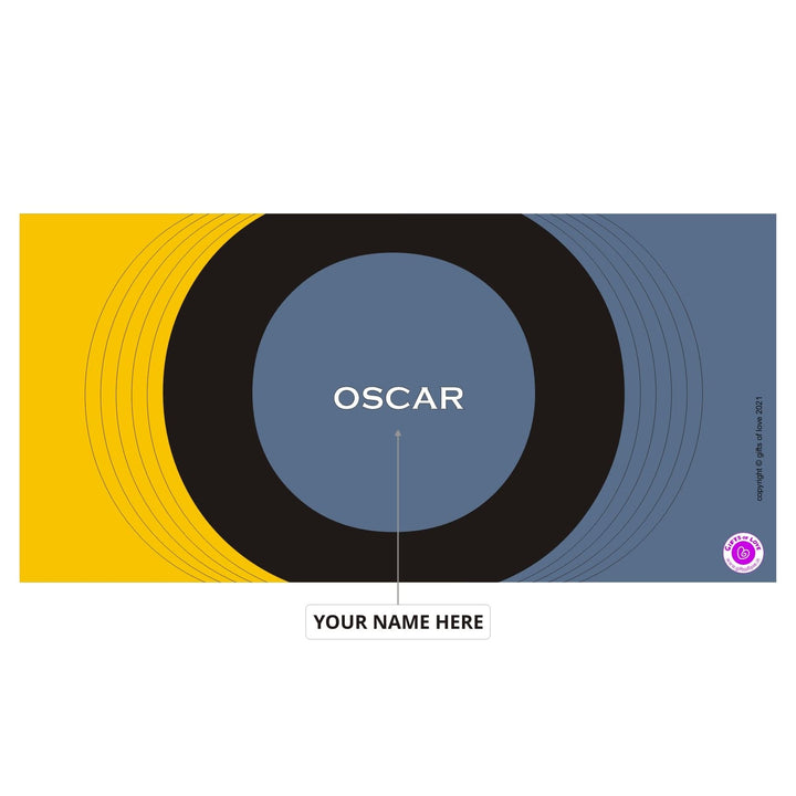 Monaco Personalised Initial Coffee Mug