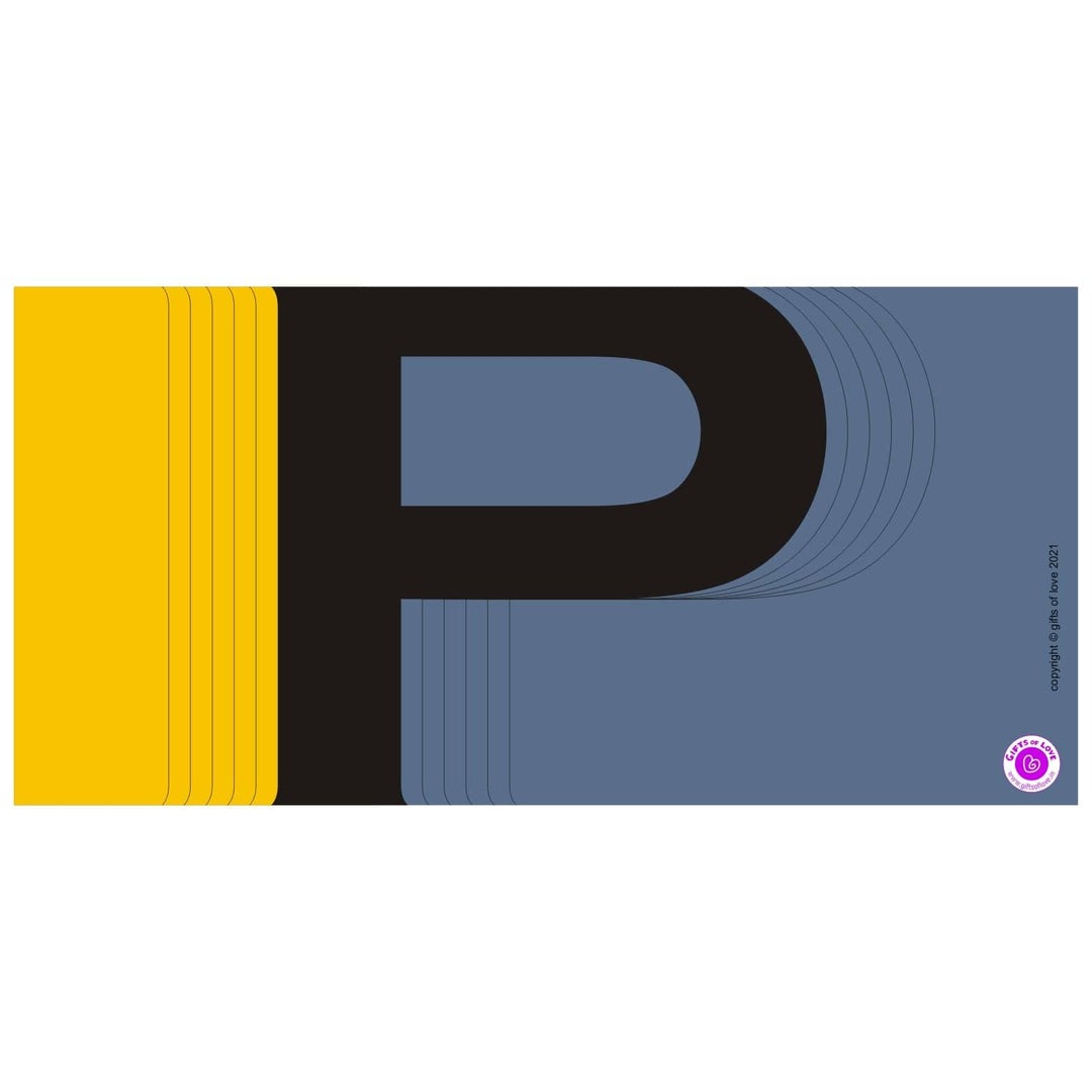 Monaco Initial Coffee Mug