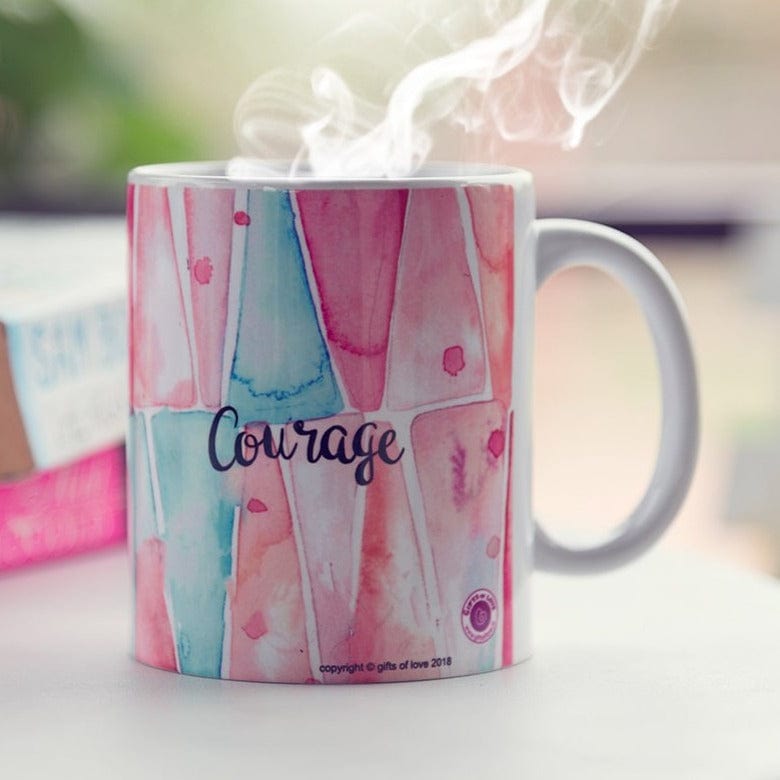 Gifts of Love Personalised Coffee Mug Inner Treasure Courage