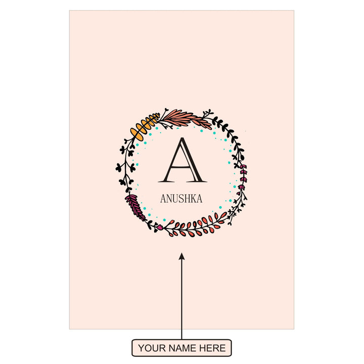 Gifts of Love Notebook Personalised Initial A Laila