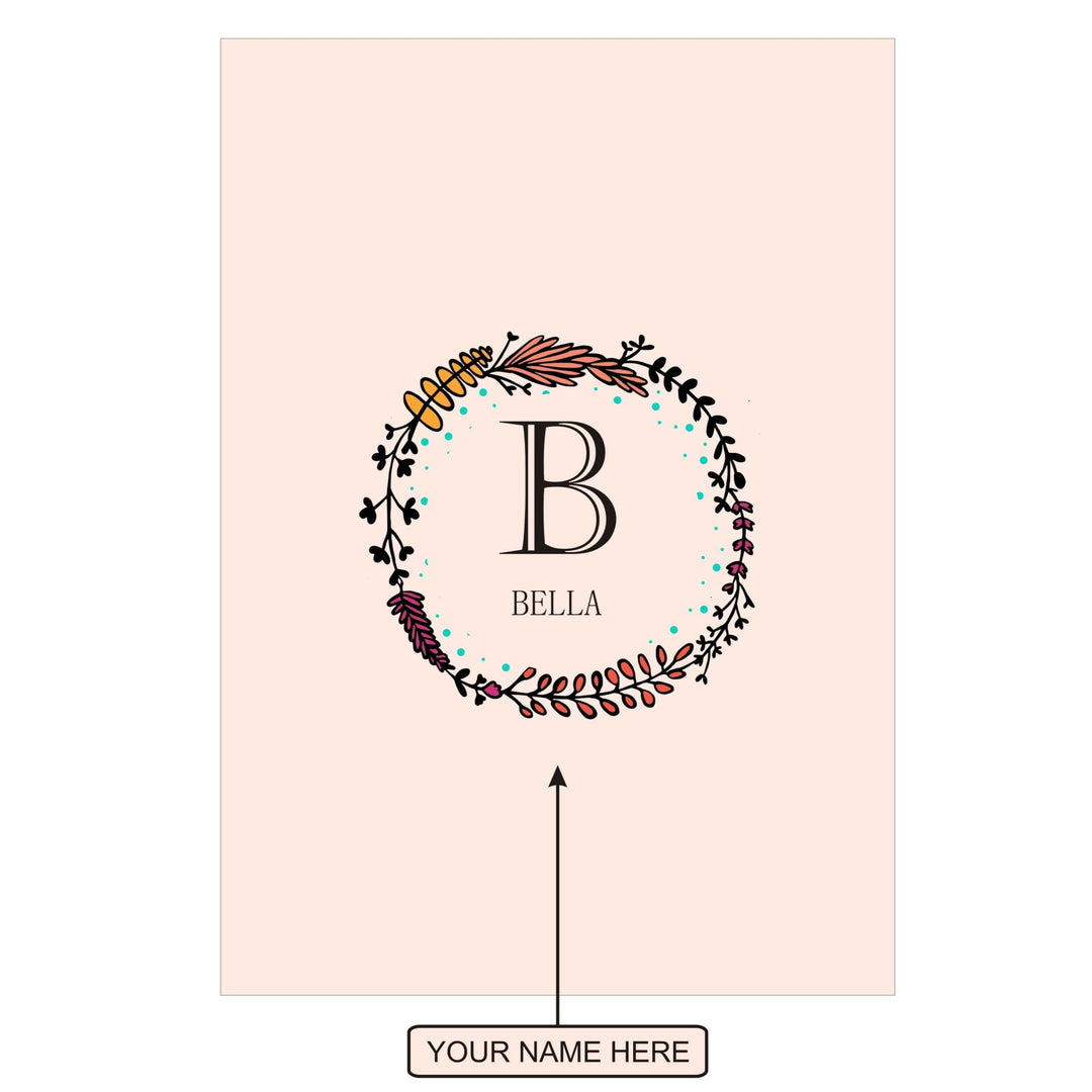 Gifts of Love Notebook Personalised Initial B Laila
