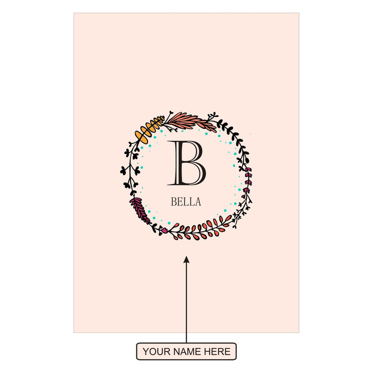 Gifts of Love Notebook Personalised Initial B Laila