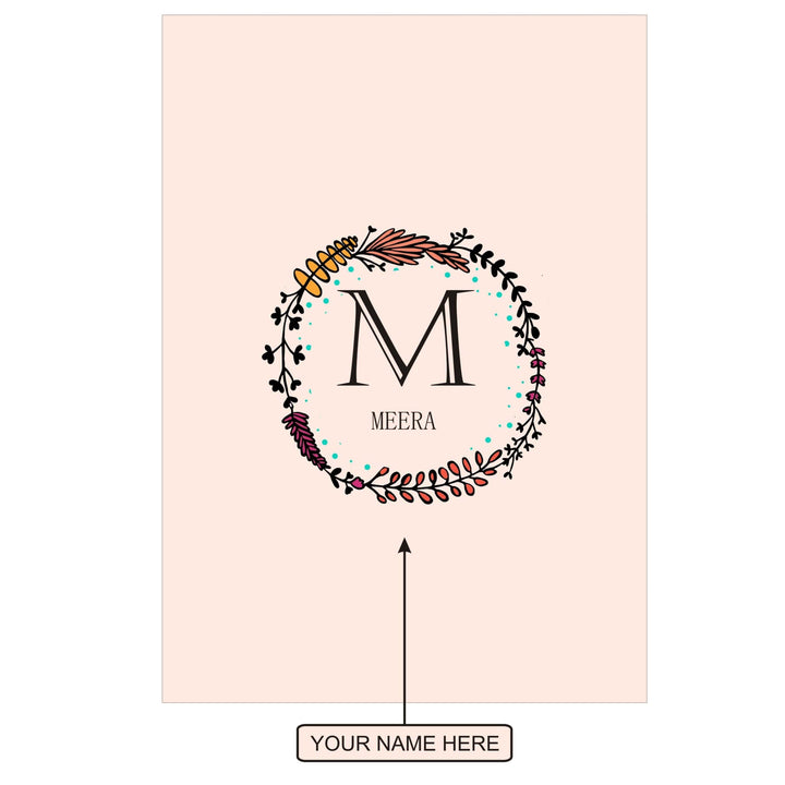 Gifts of Love Notebook Personalised Initial M Laila