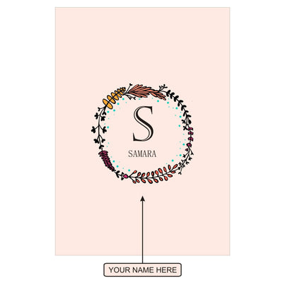 Gifts of Love Notebook Personalised Initial S Laila