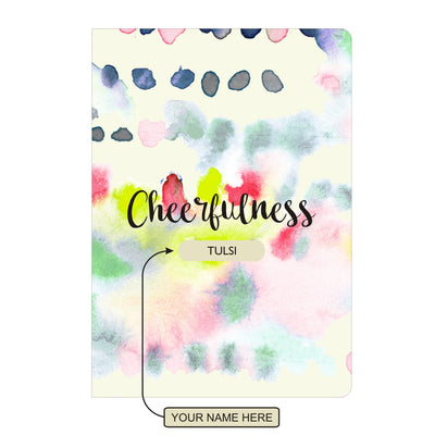 Gifts of Love Personalised Soft Cover Notebook A5 - Cheerfulness