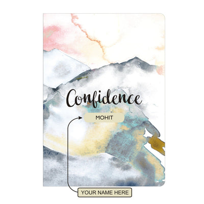 Personalised Soft Cover Notebook A5 - Confidence