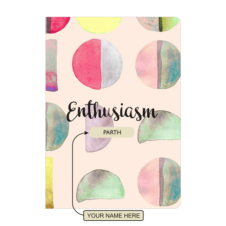 Gifts of Love Personalised Soft Cover Notebook A5 - Enthusiasm