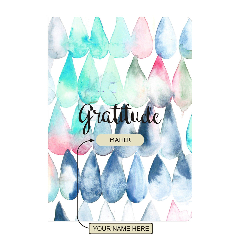 Personalised Soft Cover Notebook A5 - Gratitude