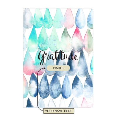 Personalised Soft Cover Notebook A5 - Gratitude