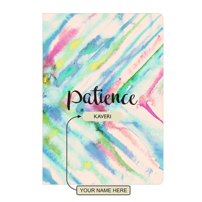 Gifts of Love Personalised Soft Cover Notebook A5 - Patience