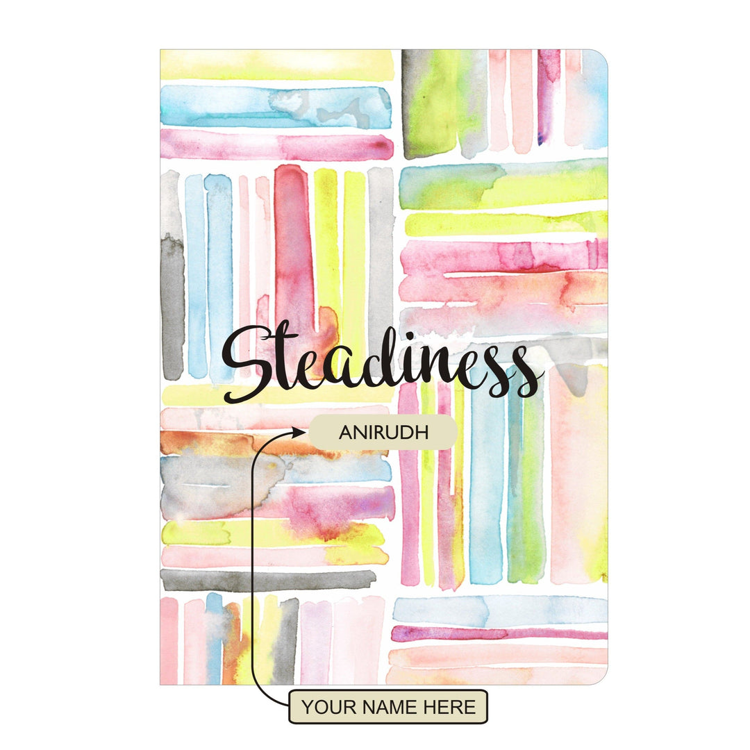 Gifts of Love Personalised Soft Cover Notebook A5 - Steadiness