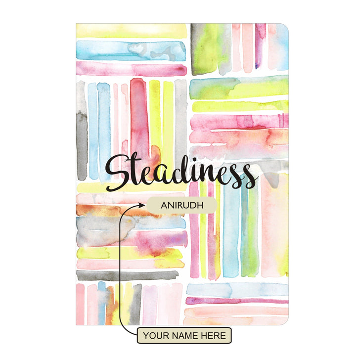 Gifts of Love Personalised Soft Cover Notebook A5 - Steadiness