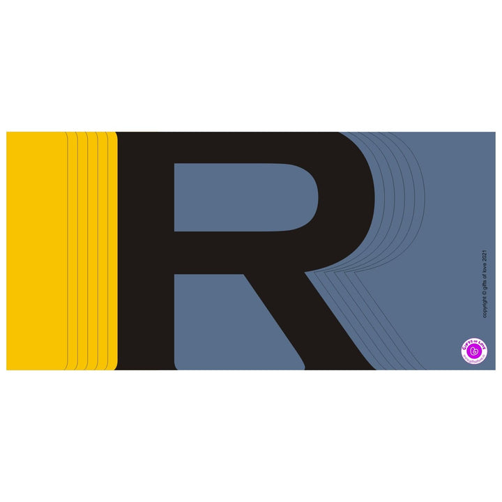 Monaco Initial Coffee Mug