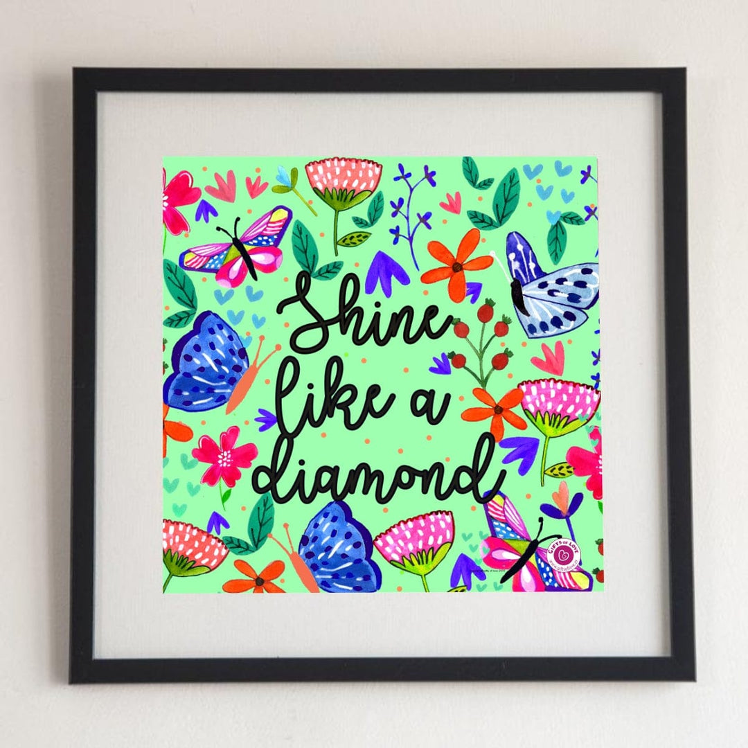 Gifts of Love Wall Art Shine Like a Diamond