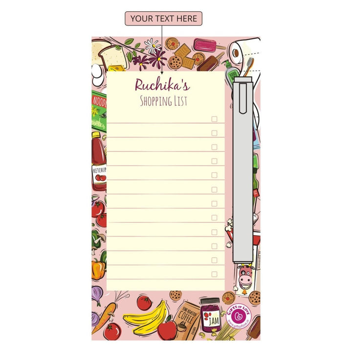 Gifts of Love Rewritable Dry Erase Board Shopping List