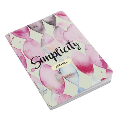 Gifts of Love Personalised Soft Cover Notebook A5 - Simplicity