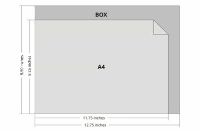 A4 Storage Box Paper - Red