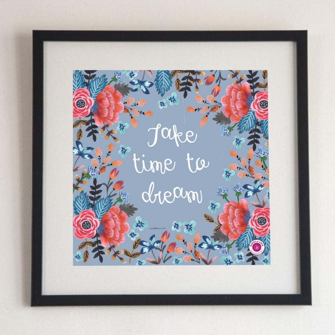 Wall Art Take Time to Dream