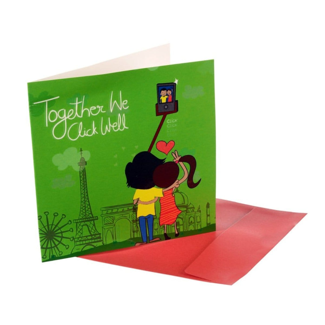 Gifts of Love Ahava Greeting Card Together we click well