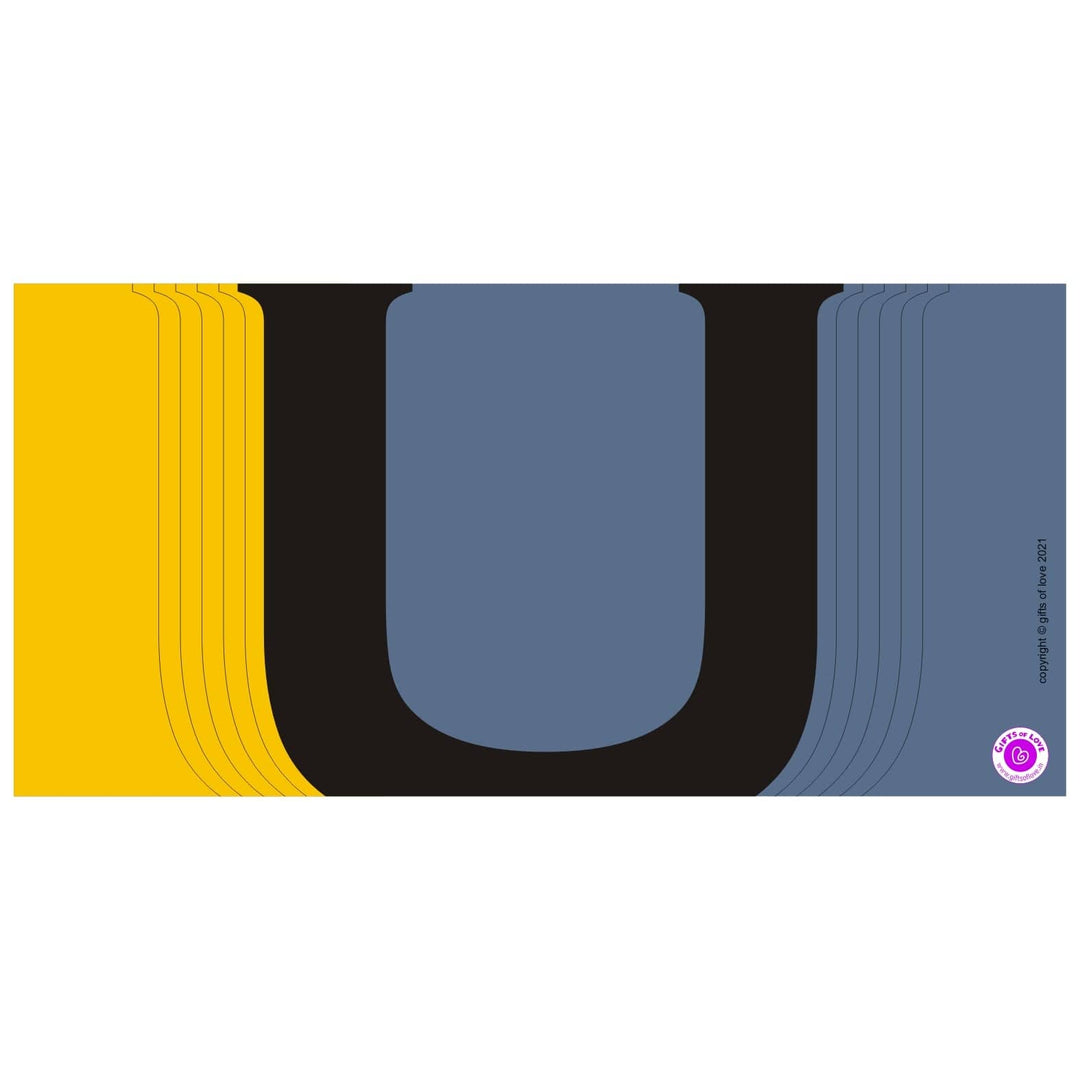 Monaco Initial Coffee Mug