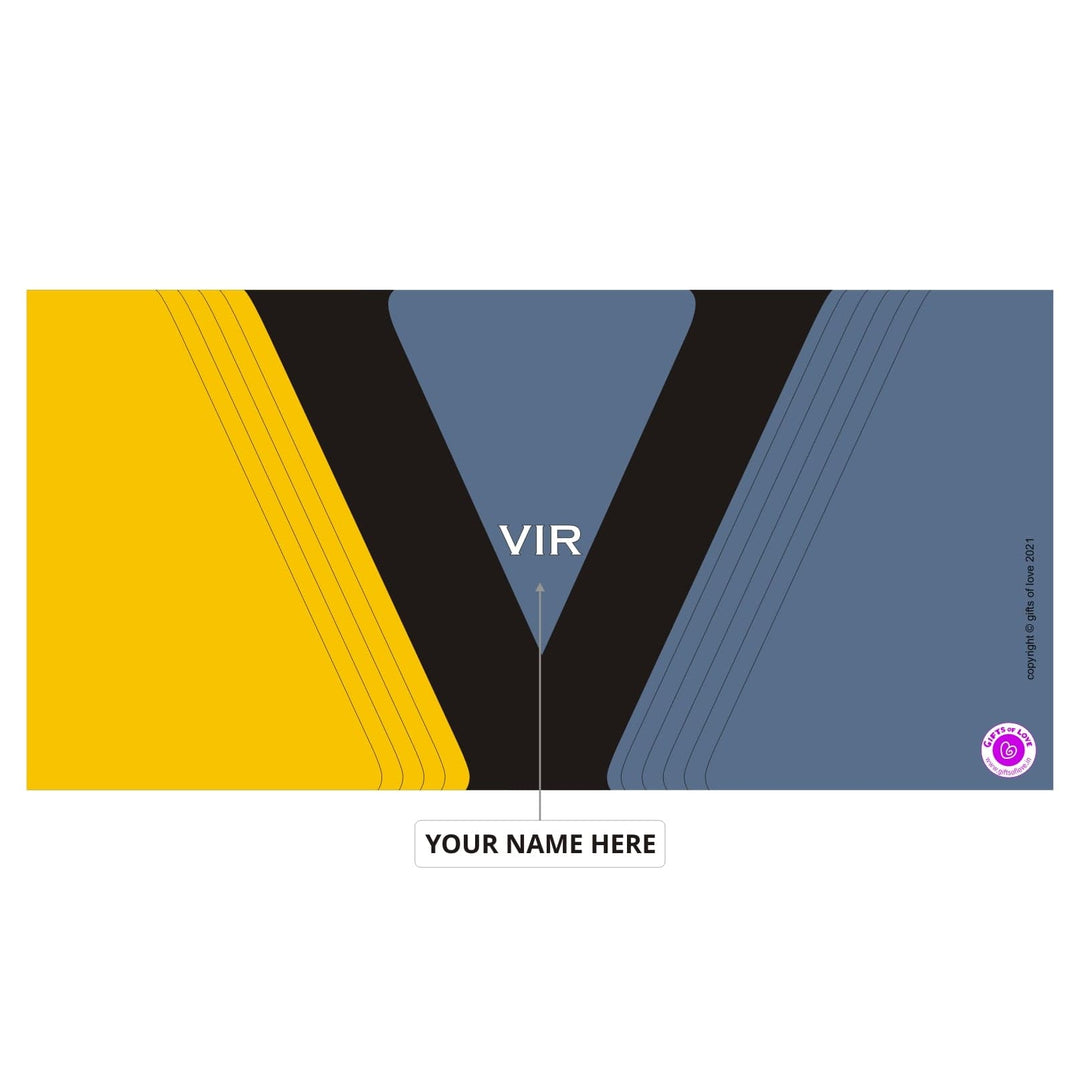 Monaco Personalised Initial Coffee Mug