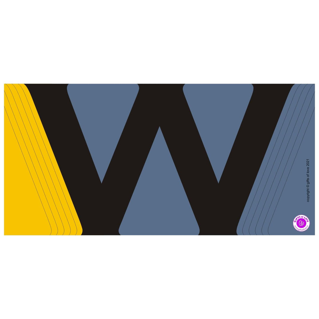 Monaco Initial Coffee Mug